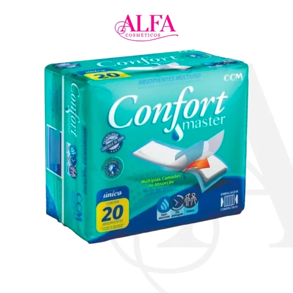 Absorvente Ger. o Confort Master Multiuso C 20 Un