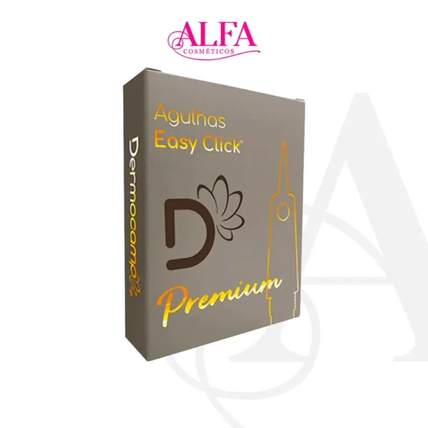 Agulha Easy Click Mola Premium 1R 0.30mm CX 10un Dermocamp