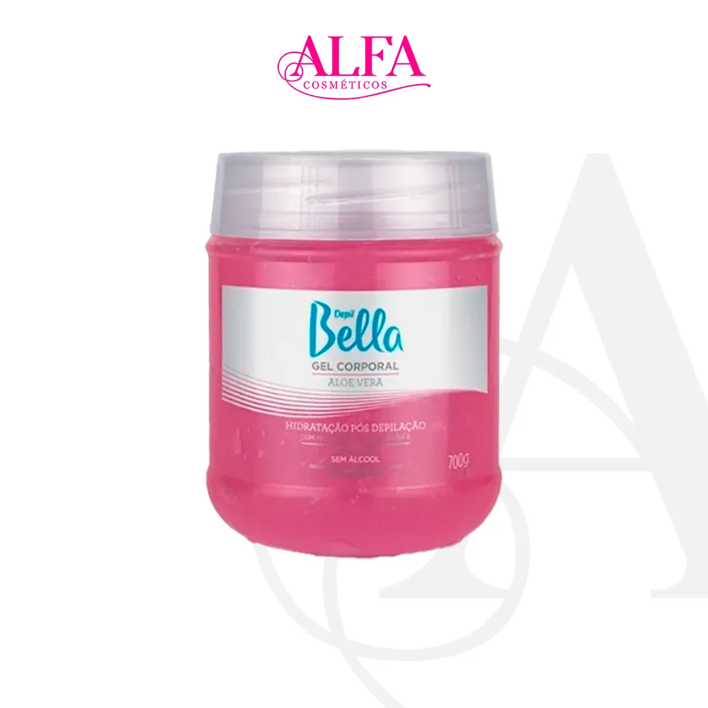 Gel Corporal Calmante Pós Depilação Aloe Vera 700g Depil Bella