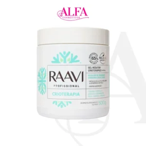 Gel Massagem Corporal Crioterapia Redutor Medidas e Celulite Raavi 500g