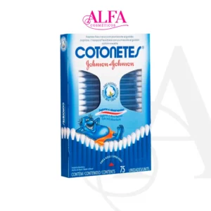 Hastes Flexíveis Cotonete Johnson 75 unidades