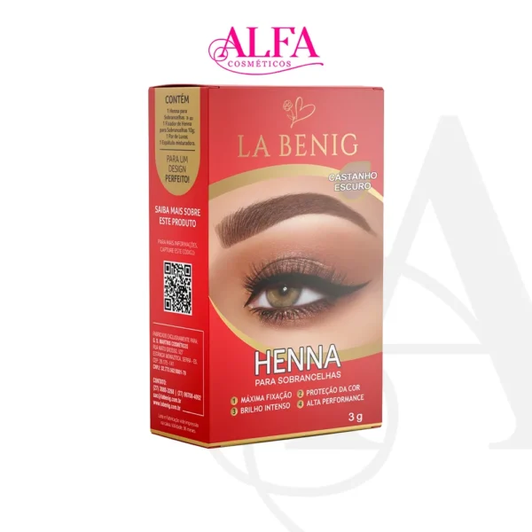 Henna La Benig Castanho Escuro 3g