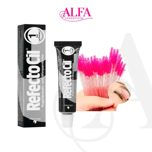 REFECTOCIL 1.0 Preto + 50 Escovinhas