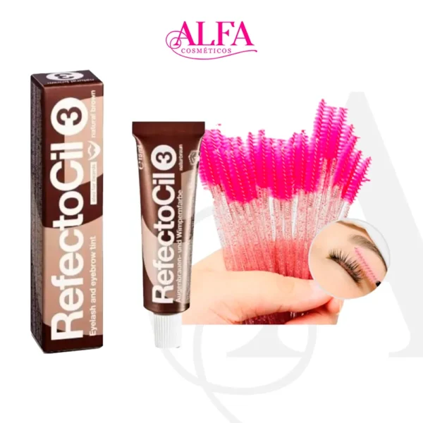 Refectocil 3.0 Castanho Natural + 50 Escovinhas