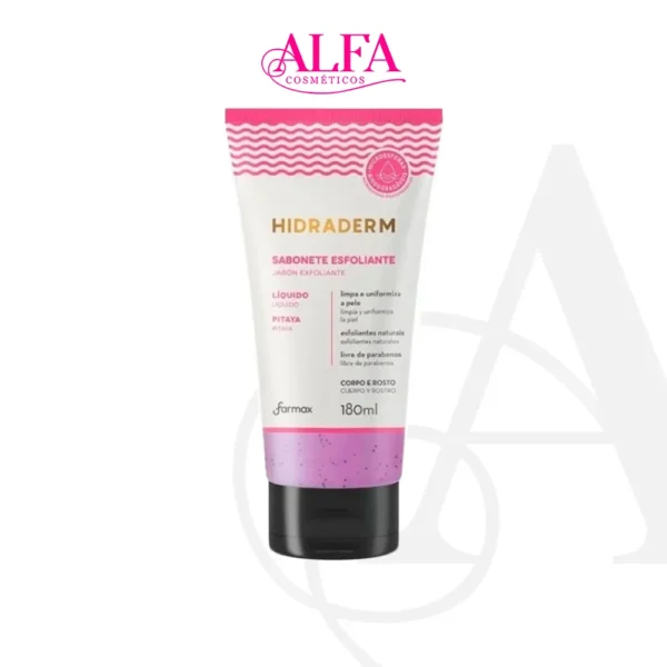 Sabonete Líquido Esfoliante Pitaya Hidraderm 180ML