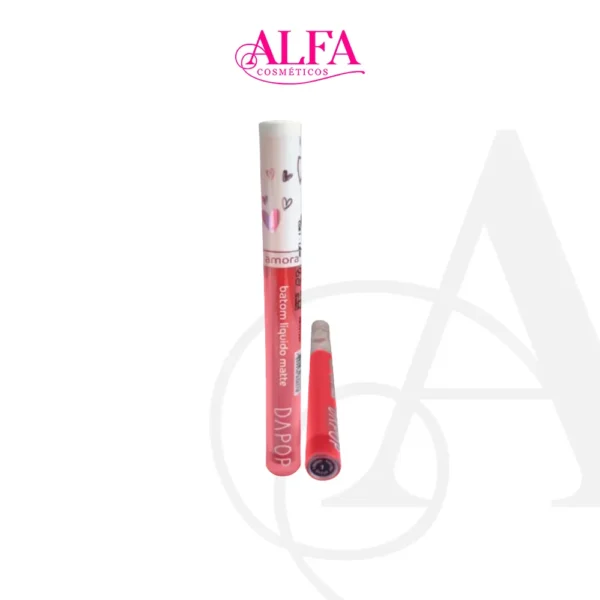 Batom Liquido Matte Coleção Amora Nº1 Dapop 1,6ml