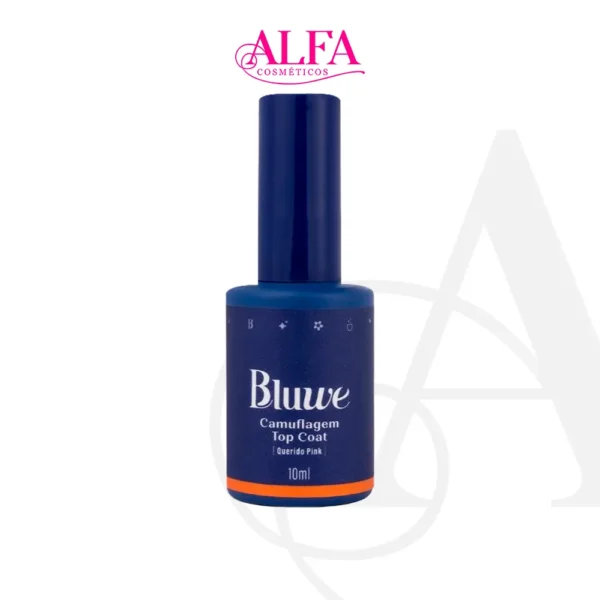 Bluwe Top Coat Camuflagem Querido Pink 10ml