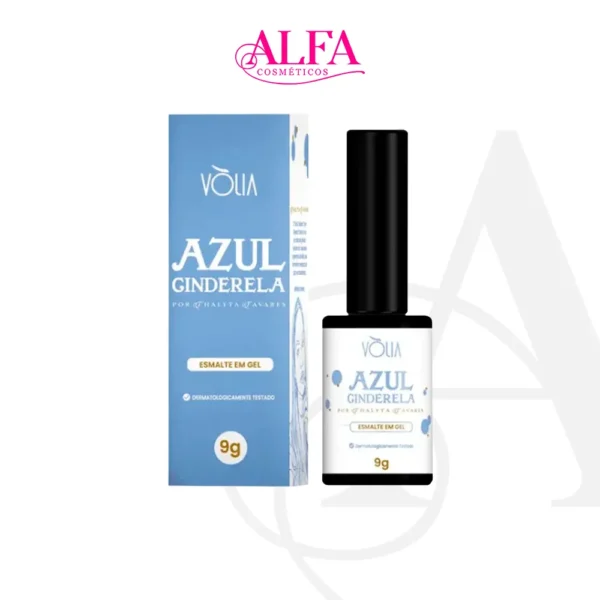 Esmalte em Gel VÒLIA Azul Cinderela 9g