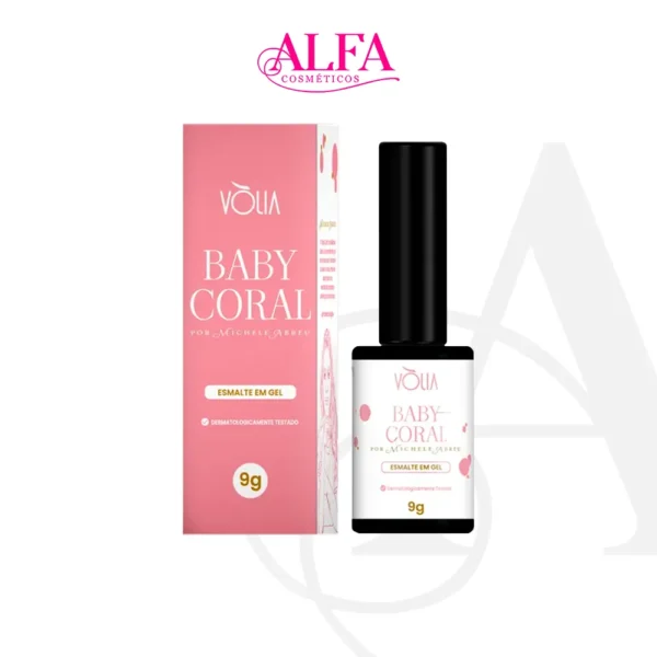 Esmalte em Gel VÒLIA Baby Coral 9g