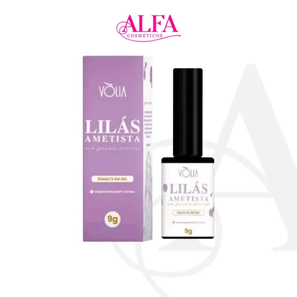 Esmalte em Gel VÒLIA Lilás Ametista 9g