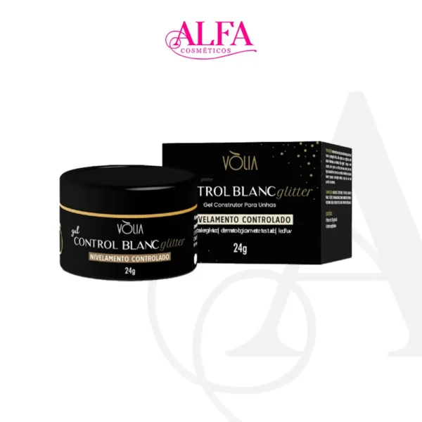 Gel Control Blanc Glitter Vòlia (24g)