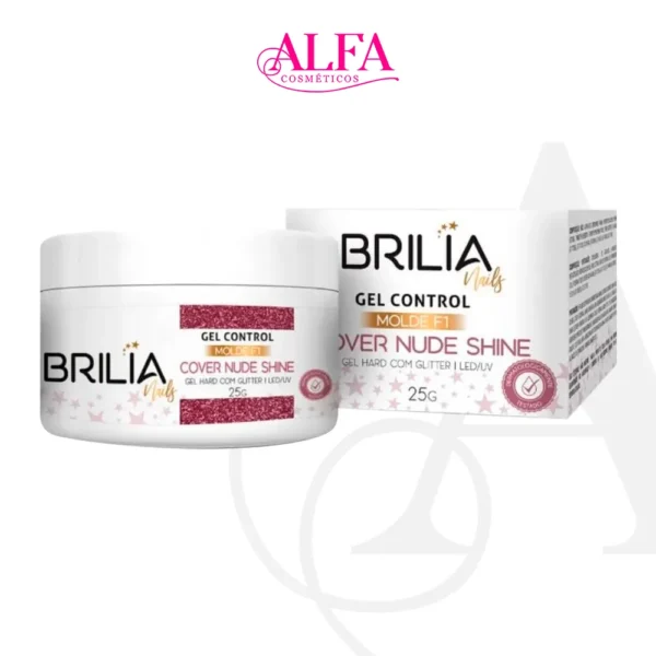 Gel Control Nude Intense Shine 25g Brilia Nails