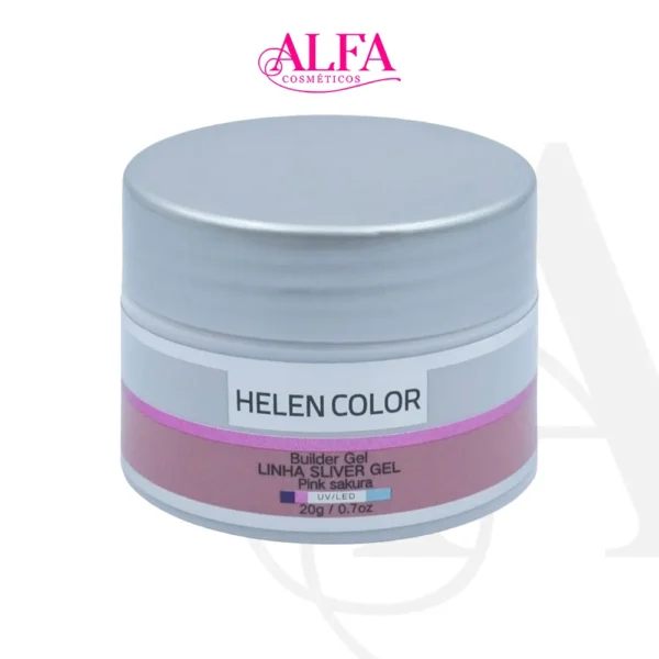 Gel Helen Color Silver Pink Sakura 20g