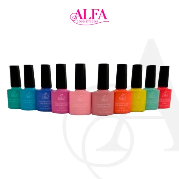 Kit 12 Esmaltes em Gel HELEN COLOR (Cores Aleatórias)