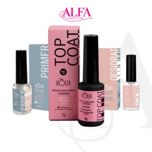 Kit Prepraradores Volia Primer + Desidratador + Top Coat