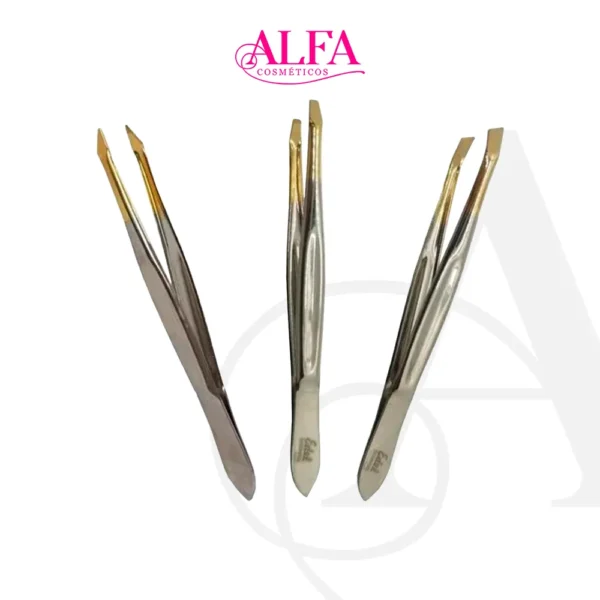 Kit de Pinças Depilação 9cm (Agulha, Reta, Chanfrada) Edel Solingen