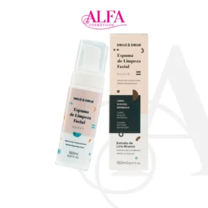 Mousse Espuma de Limpeza Facial Suave Della & Delle 150ml