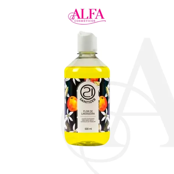 Sanitizer Flor De Laranjeira Nails 21 Prep Higienizador 500ml
