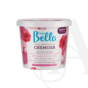 Cera Depil Bella Para Microondas Petalas de Rosa Depil Bella 100g