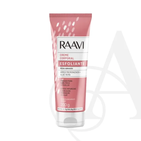 Creme Corporal Esfoliante Raavi 200g