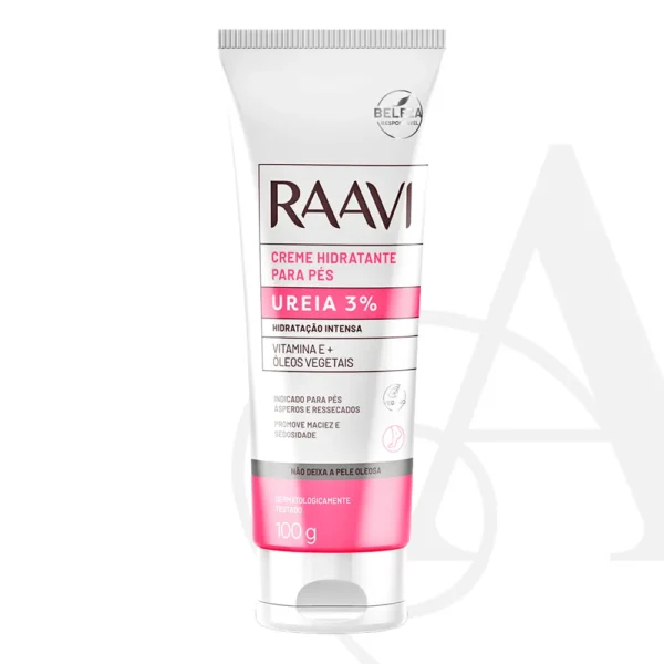 Creme Hidratante para os Pés de Ureia 3% Raavi