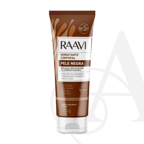 Hidratante Corporal Pele Negra Raavi 200g