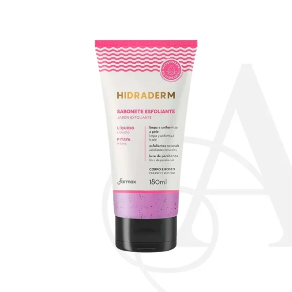 SABONETE LÍQUIDO ESFOLIANTE HIDRADERM 180ML