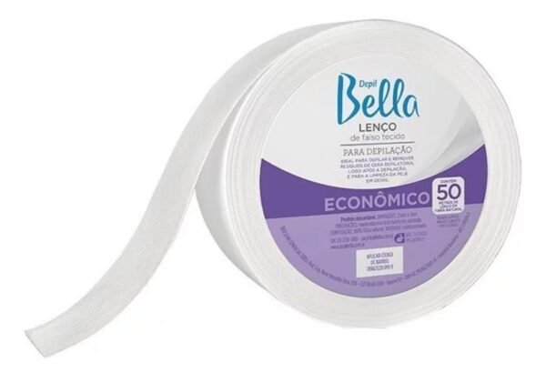 Rolo Lenço para Depilação Branco Depil Bella 50 Metros - Imagem 2