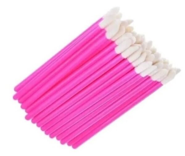 Aplicador Pincel Descartável Gloss Batom Cílios 100 undidades - Imagem 2