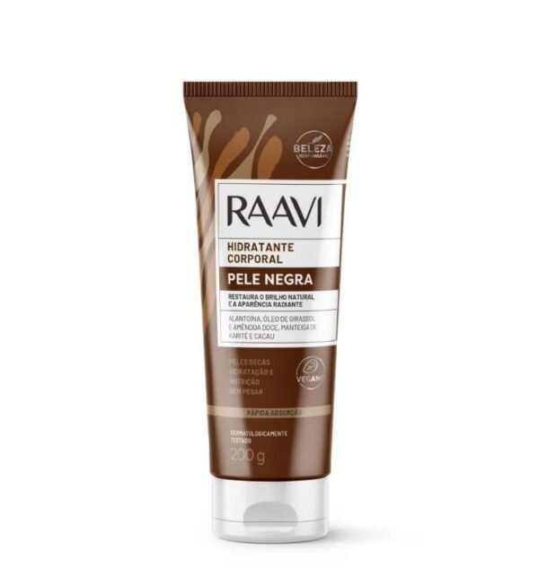 Hidratante Corporal Pele Negra Raavi 200g - Imagem 2