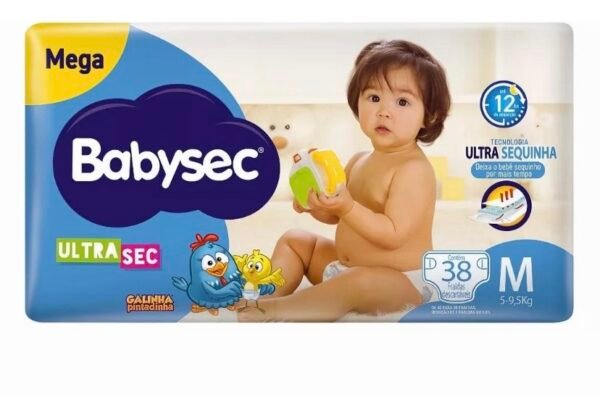 Fraldas Babysec Ultrasec Mega