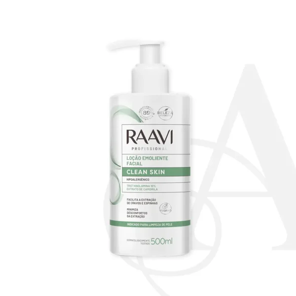 Loção Emoliente Facial Clean Skin - Raavi